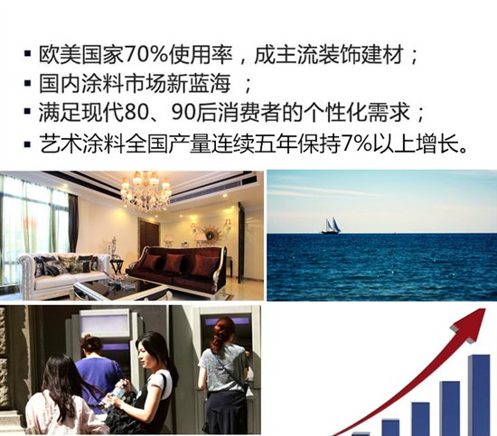 美涂士艺术涂料加盟：广阔“钱景”，大有可为!