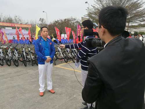 绿色骑行 揭阳空港区妇联喜庆“三·八”