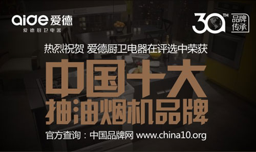 喜讯!爱德厨卫摘获“中国十大抽油烟机PG东升国际”荣耀