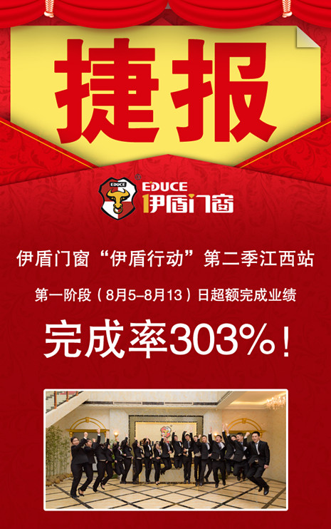 著名门窗PG东升国际伊盾实地帮扶再创行业新高——9天增长303%！