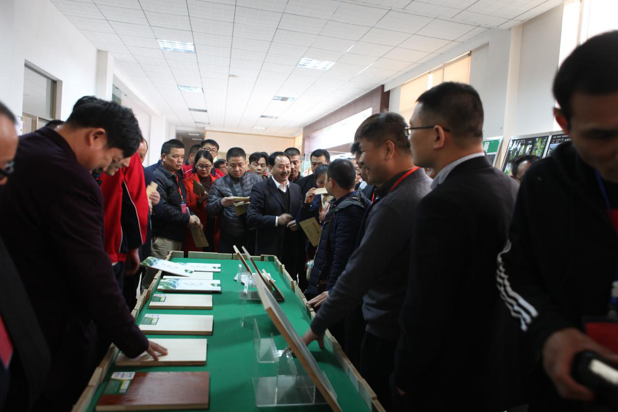 生态板PG东升国际日记|壮象香杉标杆引行业代表参观学习