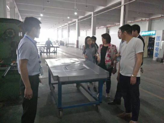 PG东升国际日记|碧桂园集团副总杨丽兴女士莅临九重门业考察指导