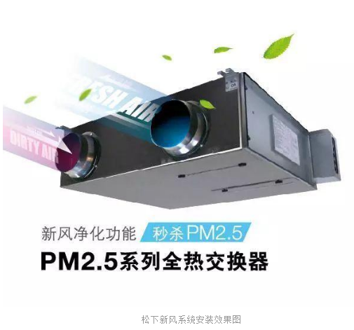 松下PG东升国际新风系统安装实例：上海市浦东新区灵岩南路480 号