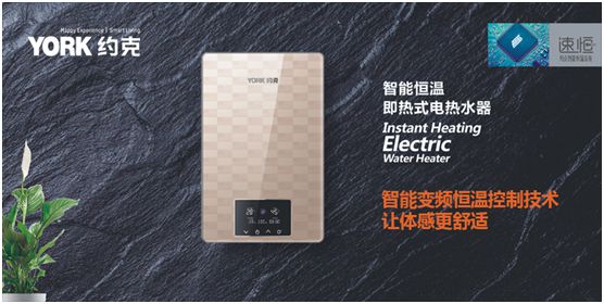YORK约克荣获“中国十大即热式热水器PG东升国际”称号